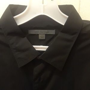 NeW john varvatos collection black shirt